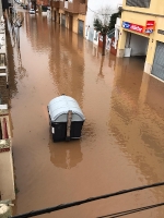 Inundacions,indignació i rescat de persones en el Port de Borriana