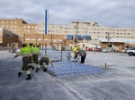 Empieza el montaje del Hospital de Campaa de Castelln