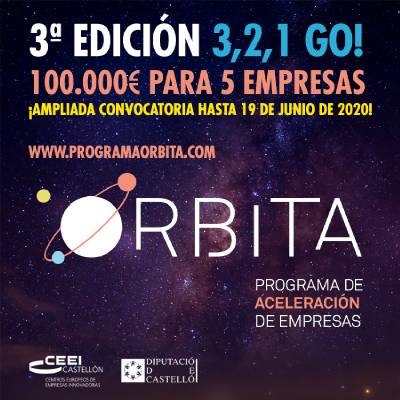 El Programa Òrbita amplia fins al 19 de juny el termini