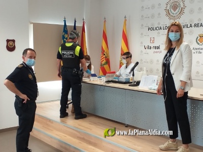 Vila-real, primer municipio de la provincia en realizar test rpidos para la deteccin de la COVID-19 a la plantilla de Polica Local y Proteccin Civil