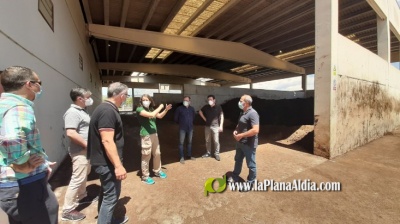 La planta de purines de la Salzadella trata ms de 3.000 toneladas de alperujo y residuo agrcola en tres meses