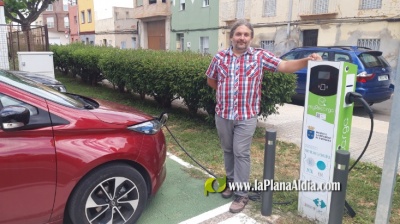 La Plaza de la Feria, primer punto pblico de Burriana para la recarga de vehculos elctricos