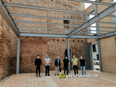 Finalizan las obras de la nueva plaza del entorno de Sant Blai en Borriana