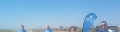 Almenara posa en marxa el dron que controlarà l'aforament de la platja Casablanca