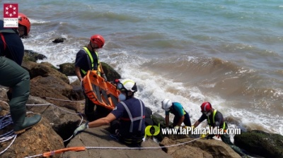 Hallan el cadáver de un hombre en una zona de pesca,o al sur del puerto de Burriana