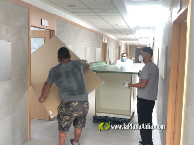 Almassora finaliza la mudanza de los barracones al nuevo edificio del Regina Violant 