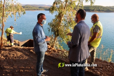 Onda inicia la construccin del pantaln en el embalse del Sichar que permitir la prctica de deportes acuticos