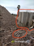 L'Equip de Govern es va fer fotos en Golf Sant Gregori mentre l'excavadora trencava trossos de fibrociment