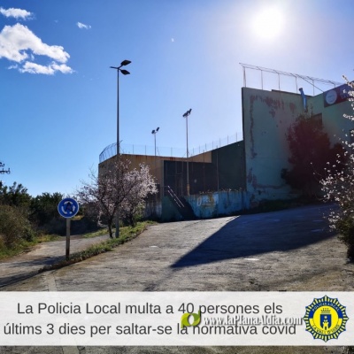 La Policia Local de La Vall d'Uix denncia a 40  persones este cap de setmqna per saltar-se la normativa Covid-19