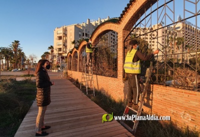 L'Ajuntament d'Orpesa millora la illuminaci del parc de Amplries 