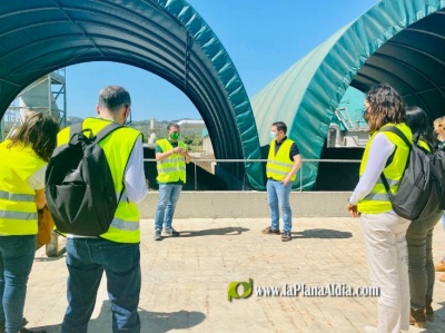 El equipo de educacin ambiental de la Diputaci de la zona Norte visita la planta de Cervera