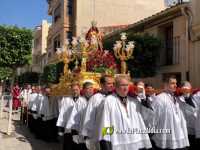 Missa de campanya per a honrar a Santa Quitria a Almatria