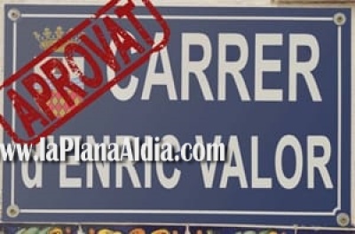 Moncofa acorda per unanimitat el nom dEnric Valor pel carrer del futur IES Palafangues