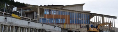 Es preparen les aules del col·legi de Morella per a iniciar la reforma interior