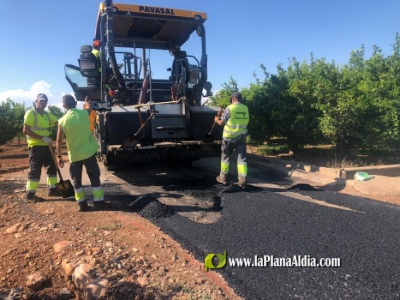 Betxí invierte más de 350.000 euros en el asfaltado de caminos rurales