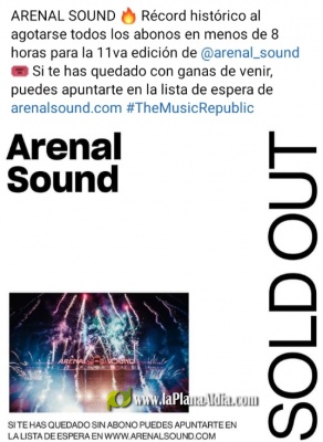 Arenal Sound 2022 penjà el 'sold out' en només 8 hores