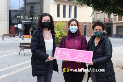 El Ayuntamiento de Onda dona 2.702 euros a 'Segunda Oportunidad'