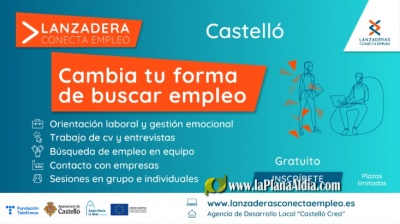 Últimos días para que personas en desempleo se apunten a la próxima Lanzadera Conecta Empleo de Castelló