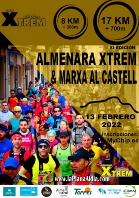 Almenara recupera la carrera Xtrem y la Marxa al Castell para el 13 de febrero