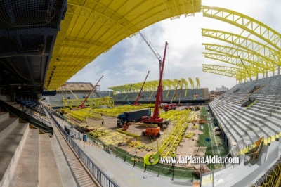 Roig confirma que las obras del Estadio de la Cerámica estarán listas para el 31 de diciembre