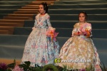 Mar?a Olivas Vidal  ja llueix la banda que la acredita com a Reina Fallera infantil de Burriana 2023