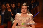 Mar?a Olivas Vidal  ja llueix la banda que la acredita com a Reina Fallera infantil de Burriana 2023