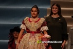 Mar?a Olivas Vidal  ja llueix la banda que la acredita com a Reina Fallera infantil de Burriana 2023