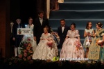 Mar?a Olivas Vidal  ja llueix la banda que la acredita com a Reina Fallera infantil de Burriana 2023