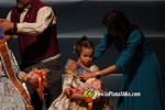 Mar?a Olivas Vidal  ja llueix la banda que la acredita com a Reina Fallera infantil de Burriana 2023