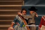Mar?a Olivas Vidal  ja llueix la banda que la acredita com a Reina Fallera infantil de Burriana 2023