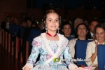 Mar?a Olivas Vidal  ja llueix la banda que la acredita com a Reina Fallera infantil de Burriana 2023