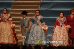 Mar?a Olivas Vidal  ja llueix la banda que la acredita com a Reina Fallera infantil de Burriana 2023