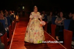 Mar?a Olivas Vidal  ja llueix la banda que la acredita com a Reina Fallera infantil de Burriana 2023