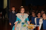 Mar?a Olivas Vidal  ja llueix la banda que la acredita com a Reina Fallera infantil de Burriana 2023