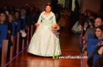 Mar?a Olivas Vidal  ja llueix la banda que la acredita com a Reina Fallera infantil de Burriana 2023