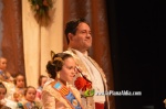 Mar?a Olivas Vidal  ja llueix la banda que la acredita com a Reina Fallera infantil de Burriana 2023