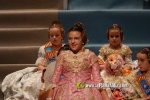 Mar?a Olivas Vidal  ja llueix la banda que la acredita com a Reina Fallera infantil de Burriana 2023