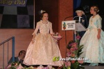 Mar?a Olivas Vidal  ja llueix la banda que la acredita com a Reina Fallera infantil de Burriana 2023