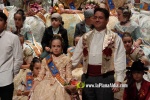 Mar?a Olivas Vidal  ja llueix la banda que la acredita com a Reina Fallera infantil de Burriana 2023