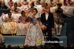 Mar?a Olivas Vidal  ja llueix la banda que la acredita com a Reina Fallera infantil de Burriana 2023