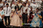 Mar?a Olivas Vidal  ja llueix la banda que la acredita com a Reina Fallera infantil de Burriana 2023