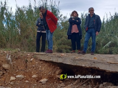 El secretario autonmico de Seguridad y Emergencias visita las comarcas de La Plana Baixa y Els Ports afectadas por el ltimo temporal