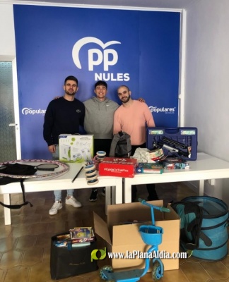 NNGG de Nules organiza una recogida solidaria de juguetes en favor de Cáritas