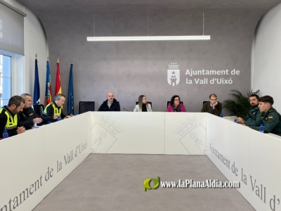 El Ayuntamiento de la Vall d'Uix coordina un dispositivo especial de seguridad para la Fiesta de Fin de Ao