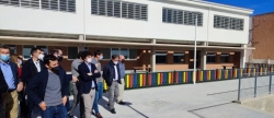 Marzà: 'Las obras de la nueva escuela de Vilanova d'Alcolea han dado trabajo a medio centenar de personas y unas instalaciones educativas nuevas para el pueblo'