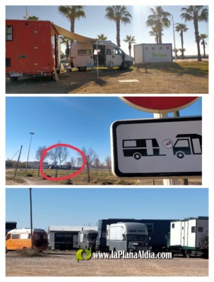 El Ayuntamiento permite grupos de 'campers' en zona prohibida de L'Arenal