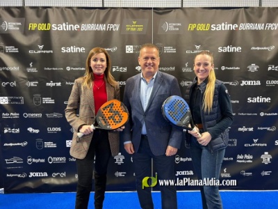 Burrina acoge desde hoy y hasta el domingo el Torneo Internacional Fip Gold Satine Burriana de pádel