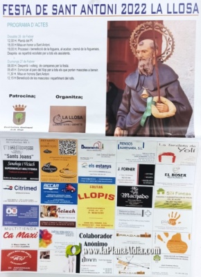 La Llosa vive Sant Antoni este fin de semana