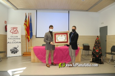 El Club Taurino alcorino entrega su Premio a Daniel Luque que estará en la Feria de Castellón y abre hoy la de Valencia y abrirá la de Madrid