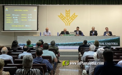 Caixa Rural  LAlcora celebra su Asamblea General en el Auditorio aprobando un retorno del 130%